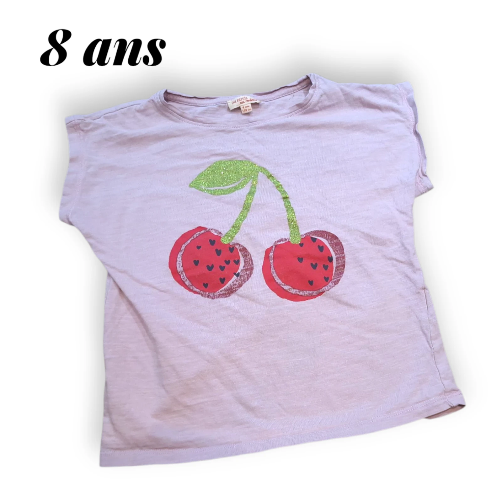 T-shirt manches courtes cerises